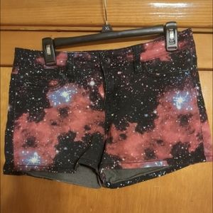 Lovesick galaxy shorts